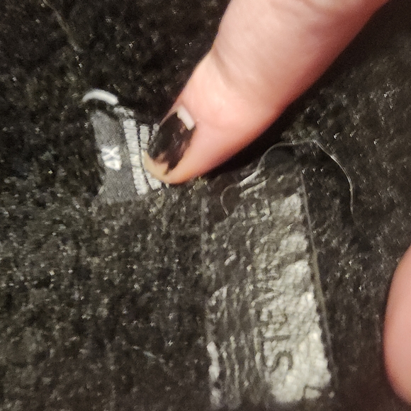 Steve jeans black and white sip up jacket size 4x - Picture 2 of 4